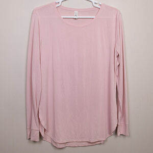Zyia Active pink long sleeve shirt-XXXL